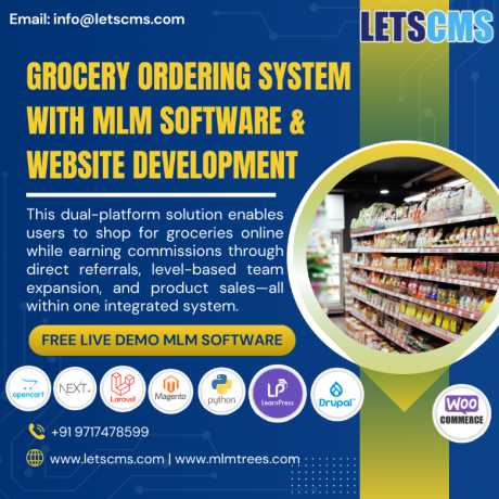 Food & Grocery MLM Website &Software