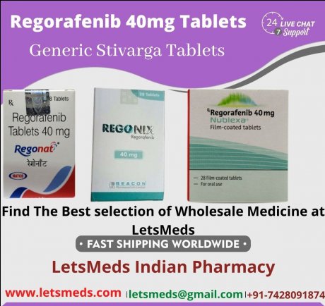 Indian Regorafenib 40mg Tablet Price