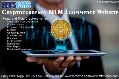 Cryptocurrency MLM Ecommerce Website
