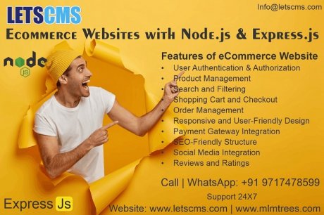 Node.js Ecommerce Website & Build
