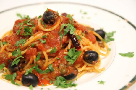 ナポリの娼婦風パスタ「プッタネスカ」レシピアップしました！